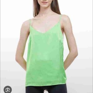 Lilly Pulitzer Lime Green Silk Tank/Cami